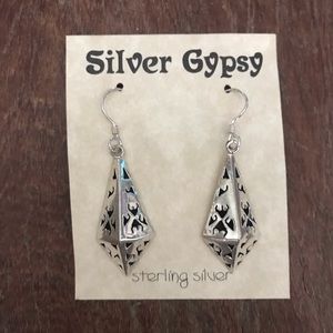 Sterling Silver 3D Earrings. Made in Mexico. New with tags.